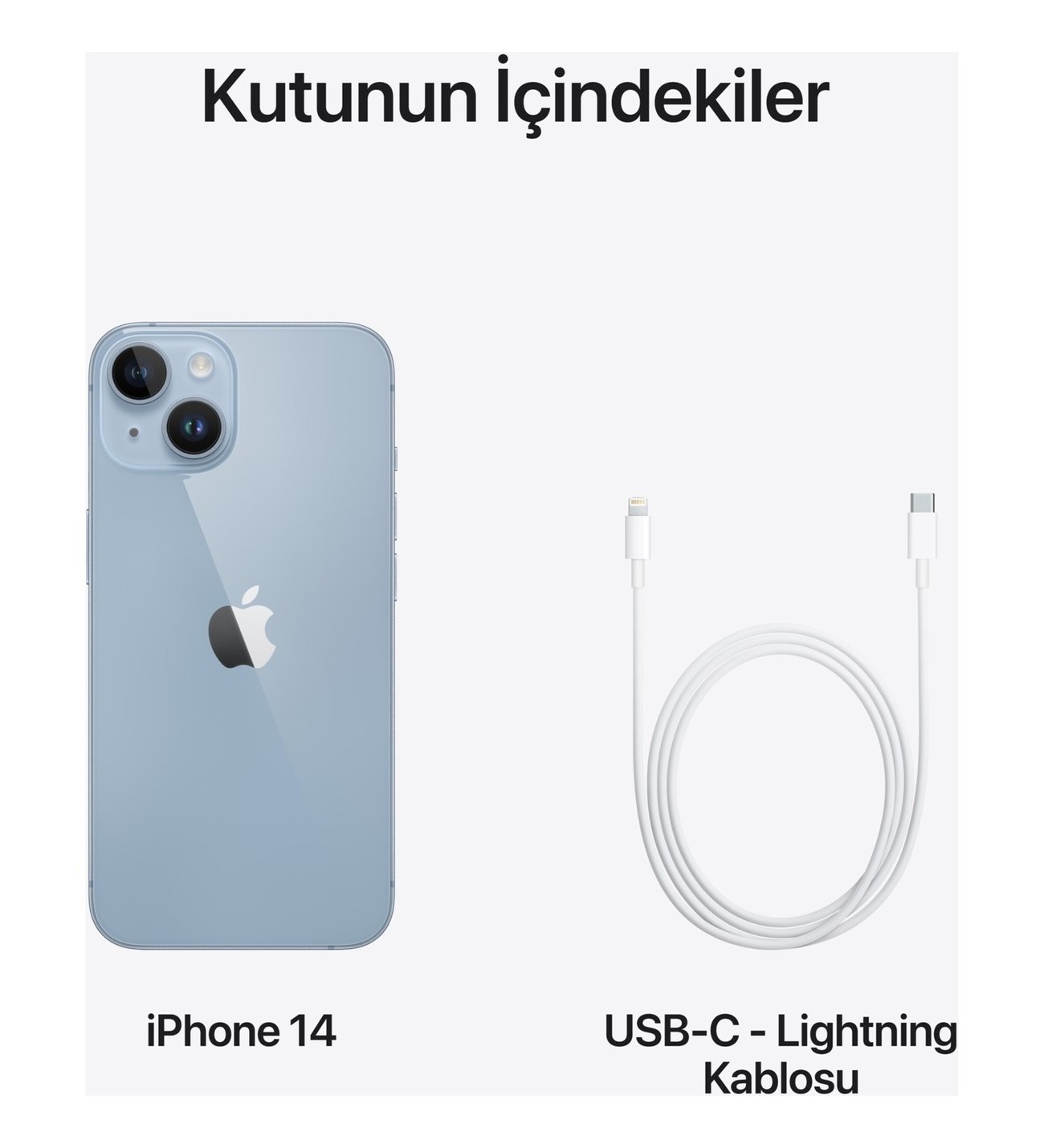 Apple iPhone 14 128 GB Akıllı Cep Telefonu Mavi (Apple Türkiye