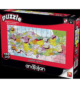 Anatolian 110 Parça Türkiye Haritası İller 7401