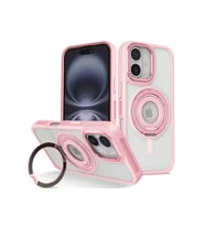 iPhone 16 Banza Magsafe Standlı Kapak - Pembe