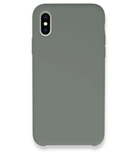 Newface Apple iPhone XS Max Kılıf Lansman Legant Silikon - Gri