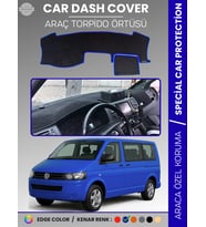 VOLKSWAGEN TRANSPORTER T5 (2003-2016) Torpido Örtüsü Ön Göğüs Koruma Torpido Koruma Tam Uyum Kaymaz