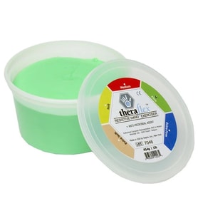 THERAFLEX PUTTY EL EGZERSİZ HAMURU YEŞİL RENK (GÜÇLÜ) 85 gr