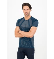Maraton SlimFit Erkek Bisiklet Yaka Navymelanj T-shirt