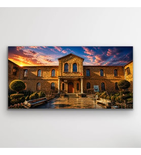 Tarihi Yozgat Lisesi Kanvas Tablo 40X80 CM