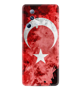 Xiaomi Mi 13 Lite Kılıf Resimli Desenli Baskılı Silikon Şanlı Türk Bayrağı 3 1395