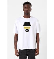 Breaking Bad Yellow Say My Name Head Beyaz Erkek Oversize Tshirt