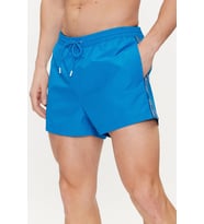Calvin Klein Core Logo Tape Short Drawstring Swim Short Erkek Kısa Yüzme Şortu Mavi