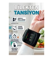 Şarjlı Bilekten Dijital Tansiyon Ölçer – Geniş Ekranlı Kolay Okunabilir Gösterge