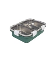 VAGONLİFE PASLANMAZ ÇELİK BÖLMELİ YEMEK KABI 2 BÖLMELİ - LUNCH BOX BL50442 800 ML - YEŞİL