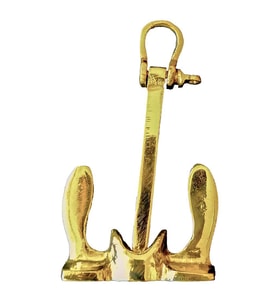 Anahtarlık Drenot Çıpa 80Mm Pirinç Döküm