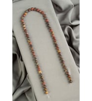 Leopar Jasper Doğal Taş Mat Küre Kesim 6mm Dizi [AA]