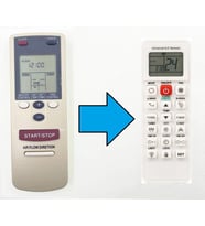General Fujitsu AR-AB8  AR-AB35 AR-BB9 İle Uyumlu Klima Kumandası