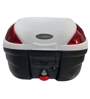 Motosiklet Arka Çantası Beyaz 35 Litre Full Motor Çanta SL-35