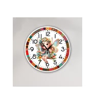 bilge Tasarım Çocuk Odası Duvar Saati 30 x 30 CM (Karışık)