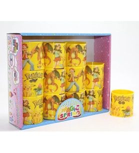 Northcity Pokemon Baskılı Stres Yayı - Sarı Nostaljik Oyuncak 12'li Set Alk3984