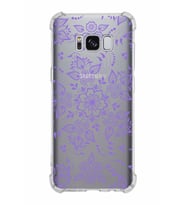 Samsung Galaxy S8  Köşe Korumalı Antişok Kapak Nostalji Desen Tasarımlı Şeffaf  Kılıf