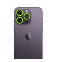 Apple İphone 13 Pro Max Neon Fosforlu Kamera Lens - Yeşil