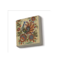 Tavus Kuşu Baskılı Taş Magnet 5X5