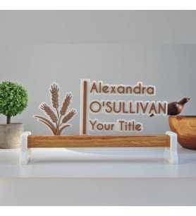ofis isimliği, Masa isimliği , İsimlik, Meslek isimliği (Model 4)
