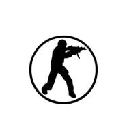 Miyrem Sticker Serisi Counter Strike Sticker (Siyah)