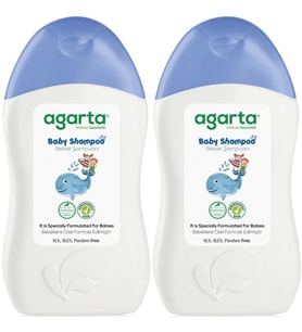 Agarta Doğal Erkek Bebek Çocuk Şampuanı Saç ve Vücut 400 ML (2 Li Set)