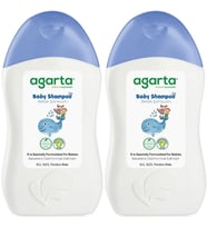 Agarta Doğal Erkek Bebek Çocuk Şampuanı Saç ve Vücut 400 ML (2 Li Set)