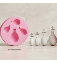 Mini 4 Boy Balon Silikon Kalıp