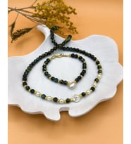 Armoni İncili Kolye Bileklik Set