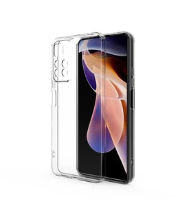 Xiaomi Redmi Note 11 Pro 5G Kılıf Kamera Korumalı Süper Silikon (Renksiz)