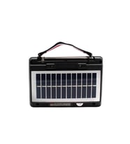 Mey İthalat® Ktf-1428 Taşınabilir Güneş Enerjili Bluetooth Radyo Hoparlör – Şarjlı, Radyo, Mp3, Aux