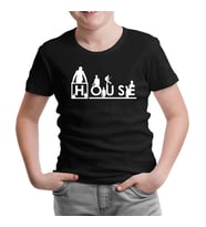 House - Thing is Siyah Çocuk Tshirt