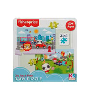 Ks Games Fisher Price Baby Puzzle City Fun Picnic 2in1