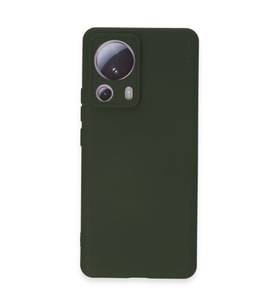 Mi 13 Lite Kılıf Nano Içi Kadife Silikon - Koyu Yeşil