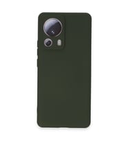 Mi 13 Lite Kılıf Nano Içi Kadife Silikon - Koyu Yeşil