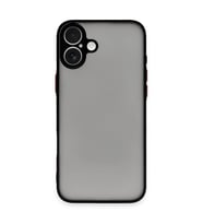 Apple İphone 16 Kılıf Montreal Silikon Kapak - Siyah