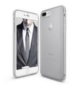 Ringke Slim Frost iPhone 7/8 Plus ile Uyumlu KIlıf Gray (Gri)