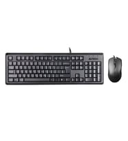 A4 TECH KR-9276 USB Q Trk Optic Mouse Suya Dayanıklı Siyah Multimedya Klavye - Mouse Set
