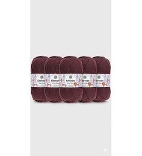 Mlvx Kartopu Baby One El Örgü İpi Kod/renk: Mürdüm K1707 Blsm-5 Adet