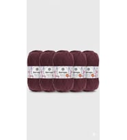 Mlvx Kartopu Baby One El Örgü İpi Kod/renk: Mürdüm K1707 Blsm-5 Adet