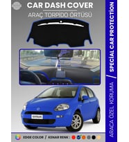 FIAT PUNTO GRANDE (2005-2018) Torpido Örtüsü Torpido Koruma Tam Uyum Kaymaz Kolay Montaj