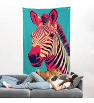 Zebra Duvar Örtüsü-7642