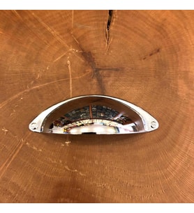 Çanak Kulp Krom 64mm (2 Adet) (Gümüş)