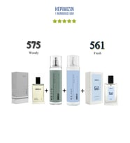 575 + 561 Erkek Parfüm Edp 50 ml Woody/Fresh + No: 575 + No: 561 Erkek Body Mist Edt 210 ml Woody/Fresh -Mnms575561bmset