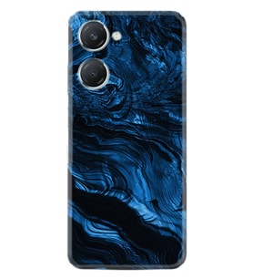 Vivo Y18 Kılıf Desenli Silikon Blue Marble 1379