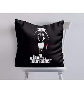 BK Home Godfather Baba Tasarımlı Beyaz Yastık-23