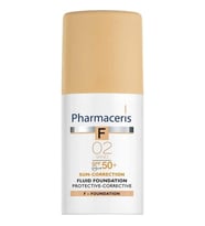 Pharma-ceris spf 50+ Sand 02 Protective Corrective Foundation Fluide 30 ml