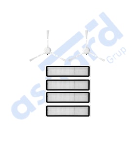 Dreame D9,D9 Max,L10 Pro,D9 Pro Uyumlu 2 Yan Fırça 4 Filtre PKT-iasgf0000140