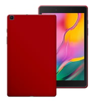 Samsung Galaxy Tab A T290 Uyumlu 8 inç Rubber Yıkanabilir Silikon Kılıf (Kırmızı)