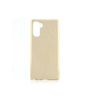 Samsung Galaxy Note 10 Uyumlu Kılıf Zore Shining Silikon (Gold)