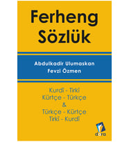 Ferhenga Kurdi - Kürtçe Sözlük (KURDÎ - TİRKÎ & TÜRKÇE - KÜRTÇE) - 800 Sayfa (Krem)